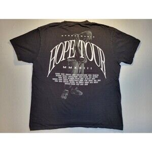 NF Hope Tour Hip Hop Rap Tee Concert Promo Double-sided MMXXIII‎ NFREALMUSIC XL